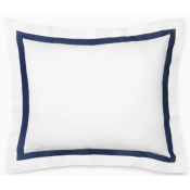 SFERRA Estate White/Navy King Sham