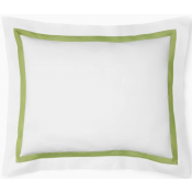 Sferra Estate White/Apple Standard Sham 21X26