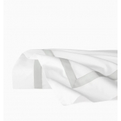 SFERRA Estate White/Lunar Twin Flat Sheet