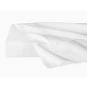 SFERRA Estate White/White Twin Flat Sheet