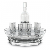 Baccarat Vodka Set (Decanter + 10 Vodka Glasses)
