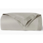 Sferra Carlotta Grey Full/Queen Duvet Cover 88X92