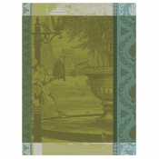 Le Jacquard Francais Jardin Parisien Green Tea Towel / Set 4