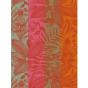 Le Jacquard Francais Fruits Exotiques  Orange Tea Towel / Set 4