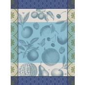 Le Jacquard Francais Arriere-Pays Blue Tea Towel / Set 4