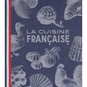 Le Jacquard Francais Gastronomie Blue Tea Towel / Set 4