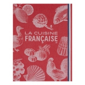 Le Jacquard Francais Gastronomie Red Tea Towel / Set 4