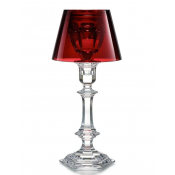 Baccarat Harcourt Our Fire Red Shade Candlestick