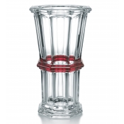 Baccarat Harcourt Straight Tall Vase - Red