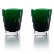 Baccarat Mosaique Baby Tumbler - Green / Set 2
