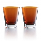 Baccarat Mosaique Baby Tumbler - Orange / Set 2