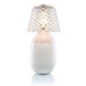 Baccarat Candy Lamp - White