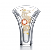 Baccarat Gingko Solar Dragon Vase