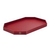 Baccarat Octogone Tray Red / Large