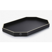 Baccarat Octogone Tray Black / Large