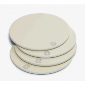 Baccarat Octogone Coasters Light Beige / Set 4