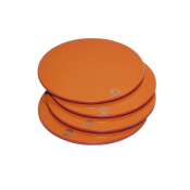 Baccarat Octogone Coasters Orange+ Pink / Set 4
