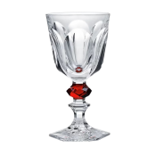 Baccarat Harcourt 1841 Love Glass w/ Red Knob
