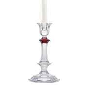 Baccarat Harcourt Rouge Candlestick - 8.6"