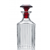 Baccarat Harmonie Whiskey Decanter w/ Red Stopper