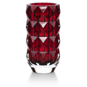 Baccarat Louxor Round Vase Red - Small
