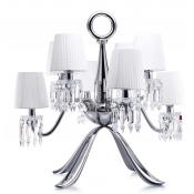 Baccarat Zenith Nomade Large Lamp / Chandelier 8 Light