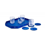 Baccarat Octogone Tray Medium - Blue