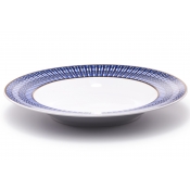 Baccarat Arcadia Blue Soup Plate - Set 2