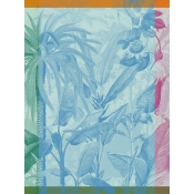 Le Jacquard Francais Equateur Blue Tea Towel / Set 4