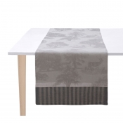 Le Jacquard Francais Souveraine Silver Runner - 20" x 59"