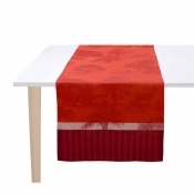 Le Jacquard Francais Souveraine Red  Runner - 20" x 59"