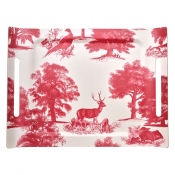 Le Jacquard Francais Souveraine Red Tray - 23 x 17