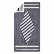 Le Jacquard Francais Bath Club Blue Bath Towel