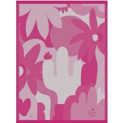Le Jacquard Francais Octobre Rose Pink  Tea Towel - Set 4