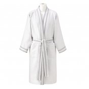 Le Jacquard Francais Bath Club Grey Robe - ML