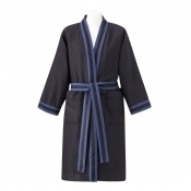 Le Jacquard Francais Bath Club Dark Blue Robe - XL
