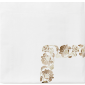 SFERRA Tralcio White/Sand Twin Duvet Cover 68X86
