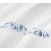 SFERRA Tralcio White/Sea Twin Flat Sheet 74X114