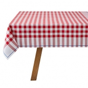 Le Jacquard Francais Bistrot Francais Red Tablecloth - 59" x 86"