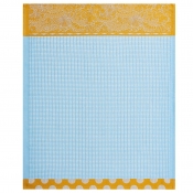 Le Jacquard Francais Salade D'Ete Blue Hand Towel - Set 4