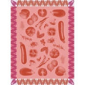 Le Jacquard Francais Ratatouille Red Tea Towel - Set 4