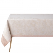 Le Jacquard Francais Jardin D'Eden Beige Tablecloth - 69" x 149"