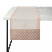 Le Jacquard Francais Jardin D'Eden Beige Runner - 20" x 59"