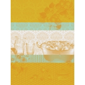 Le Jacquard Francais Confitures Abricots Yellow Tea Towel - Set 4