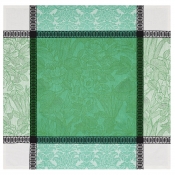 Le Jacquard Francais Escapade Tropicale Green Tablecloth - 47" x 47"