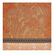 Le Jacquard Francais Escapade Tropicale Orange Napkin - Set 4