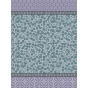 Le Jacquard Francais Cerises Blue Tea Towel - Set 4