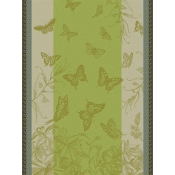 Le Jacquard Francais Jardin Des Papillons Green Tea Towel - Set 4