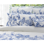 Le Jacquard Francais Jardin E'Den Blue Sham / Standard