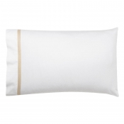 Le Jacquard Francais Apparat Beige Pillowcase -King Pair